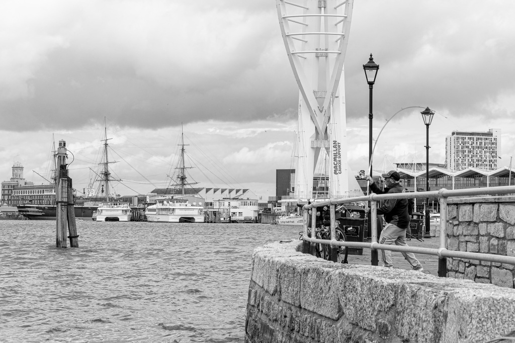 Fisherman at Old Portsmouth, Hampshire